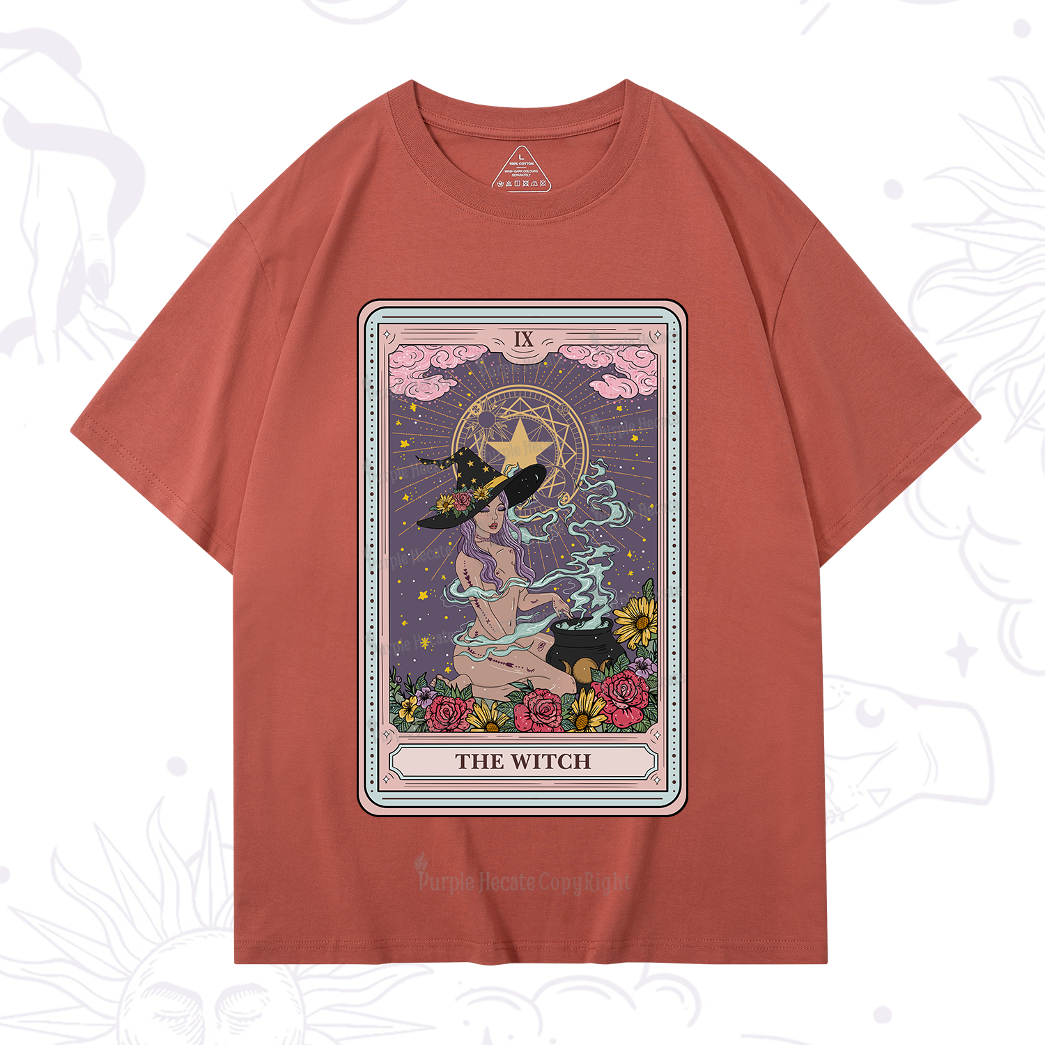 Purplehecate The Witch Tarot T-Shirt