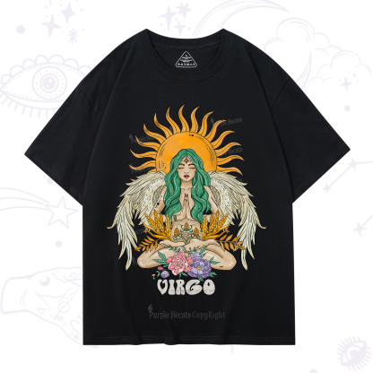 Purplehecate Sun Guardian Of Virgo Zodiac T-Shirt