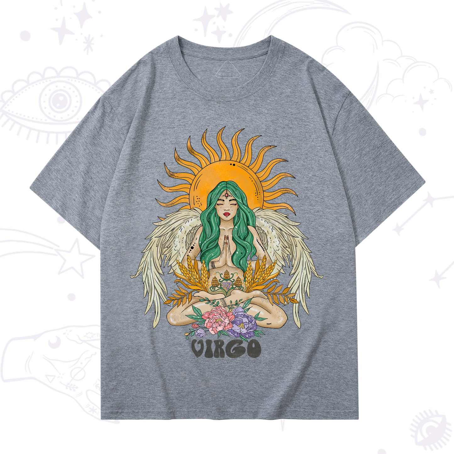 Purplehecate Sun Guardian Of Virgo Zodiac T-Shirt