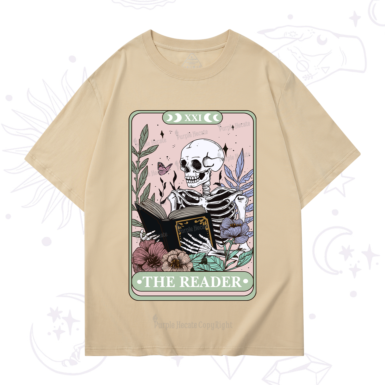 Purplehecate The Reader's Tarot T-Shirt