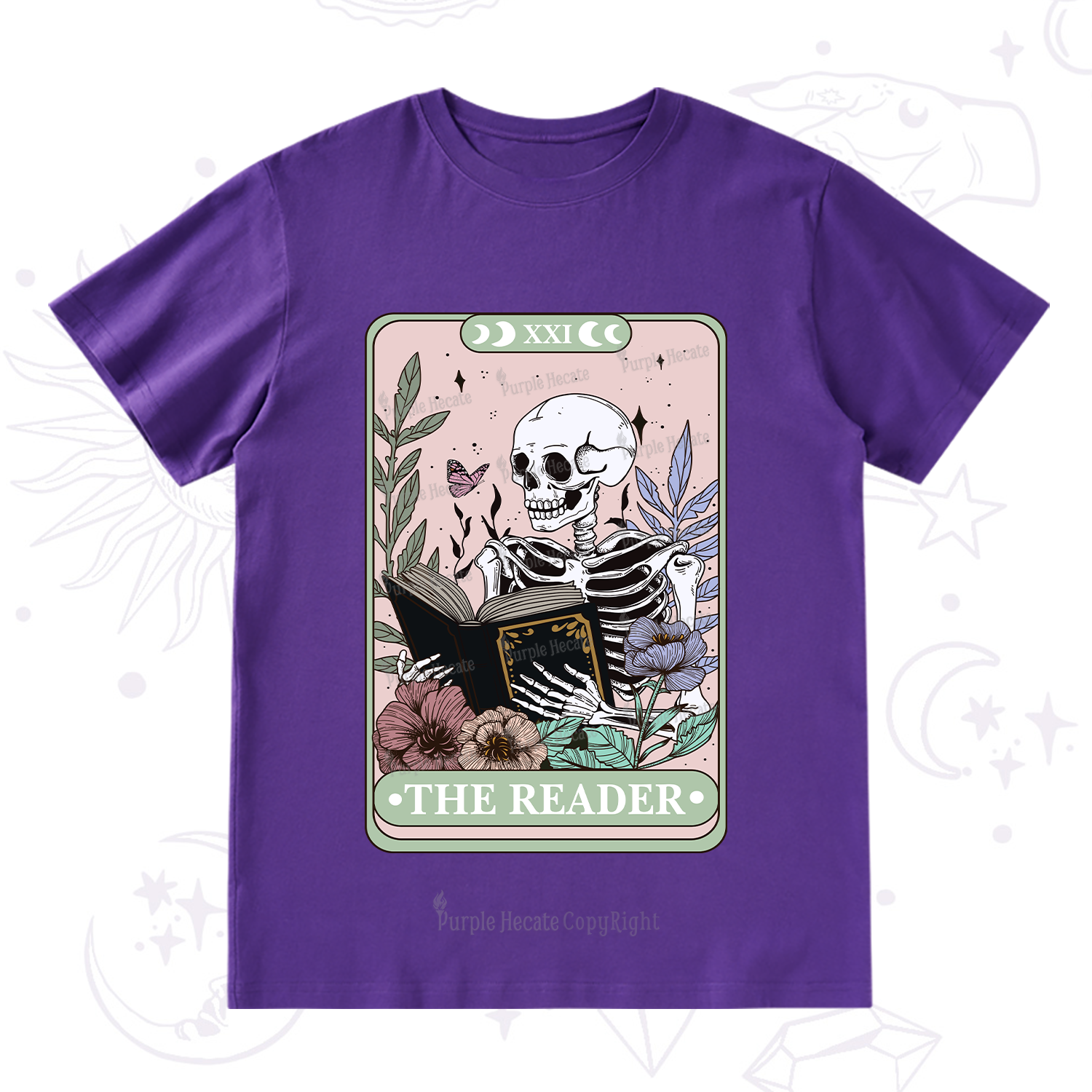 Purplehecate The Reader's Tarot T-Shirt