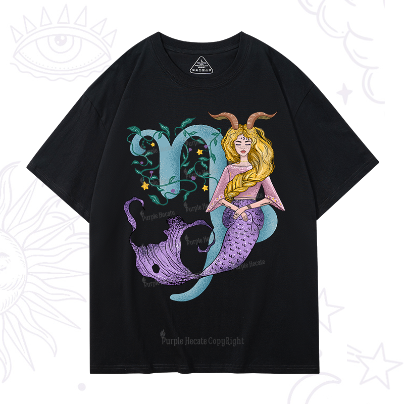 Purplehecate Capricorn In Astrology Zodiac T-Shirt