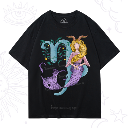 Purplehecate Capricorn In Astrology Zodiac T-Shirt