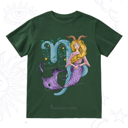 Purplehecate Capricorn In Astrology Zodiac T-Shirt