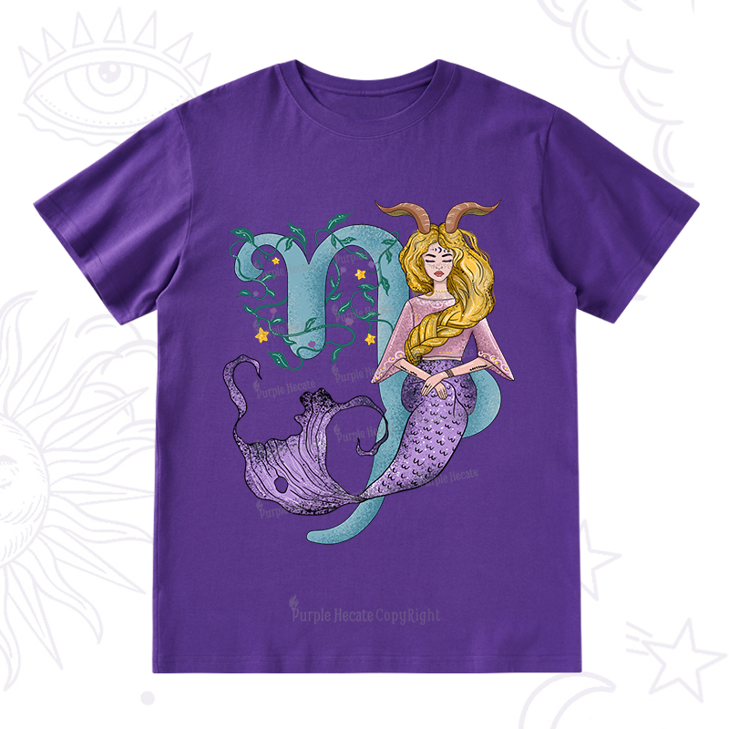 Purplehecate Capricorn In Astrology Zodiac T-Shirt