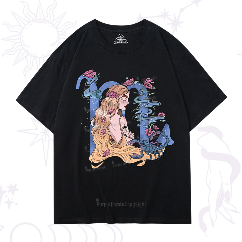 Purplehecate Scorpio In Astrology Zodiac T-Shirt