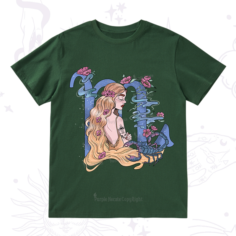 Purplehecate Scorpio In Astrology Zodiac T-Shirt