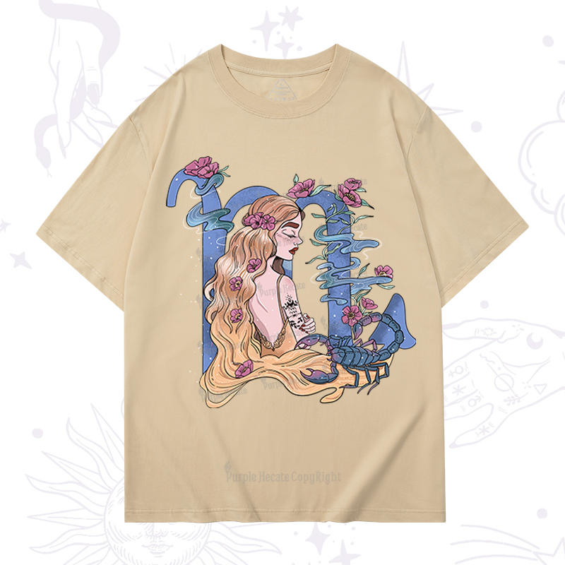 Purplehecate Scorpio In Astrology Zodiac T-Shirt