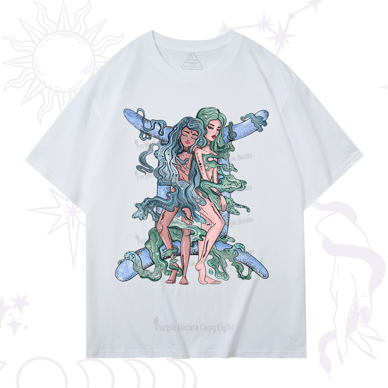 Purplehecate Gemini In Astrology Zodiac T-Shirt