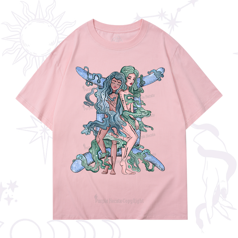Purplehecate Gemini In Astrology Zodiac T-Shirt