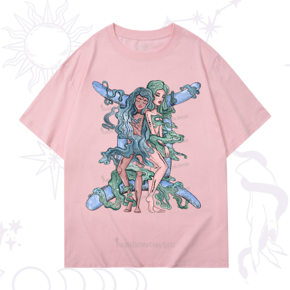 Purplehecate Gemini In Astrology Zodiac T-Shirt