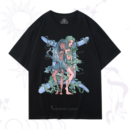 Purplehecate Gemini In Astrology Zodiac T-Shirt