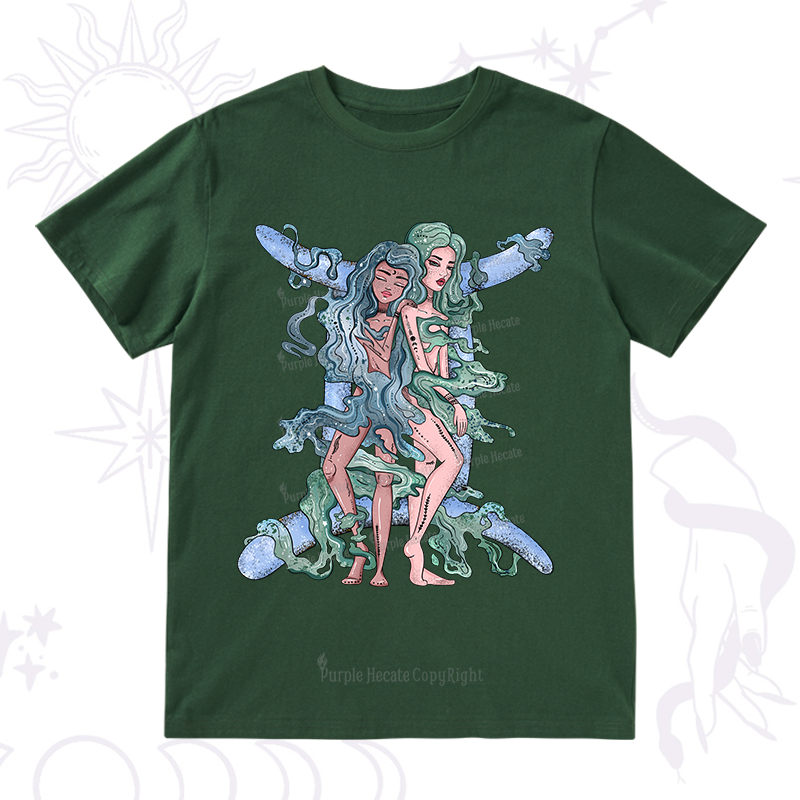 Purplehecate Gemini In Astrology Zodiac T-Shirt