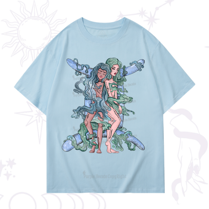 Purplehecate Gemini In Astrology Zodiac T-Shirt
