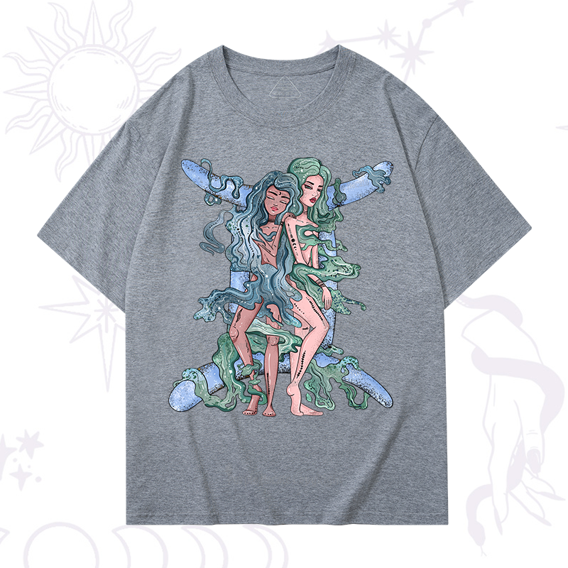 Purplehecate Gemini In Astrology Zodiac T-Shirt