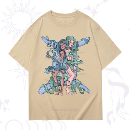 Purplehecate Gemini In Astrology Zodiac T-Shirt