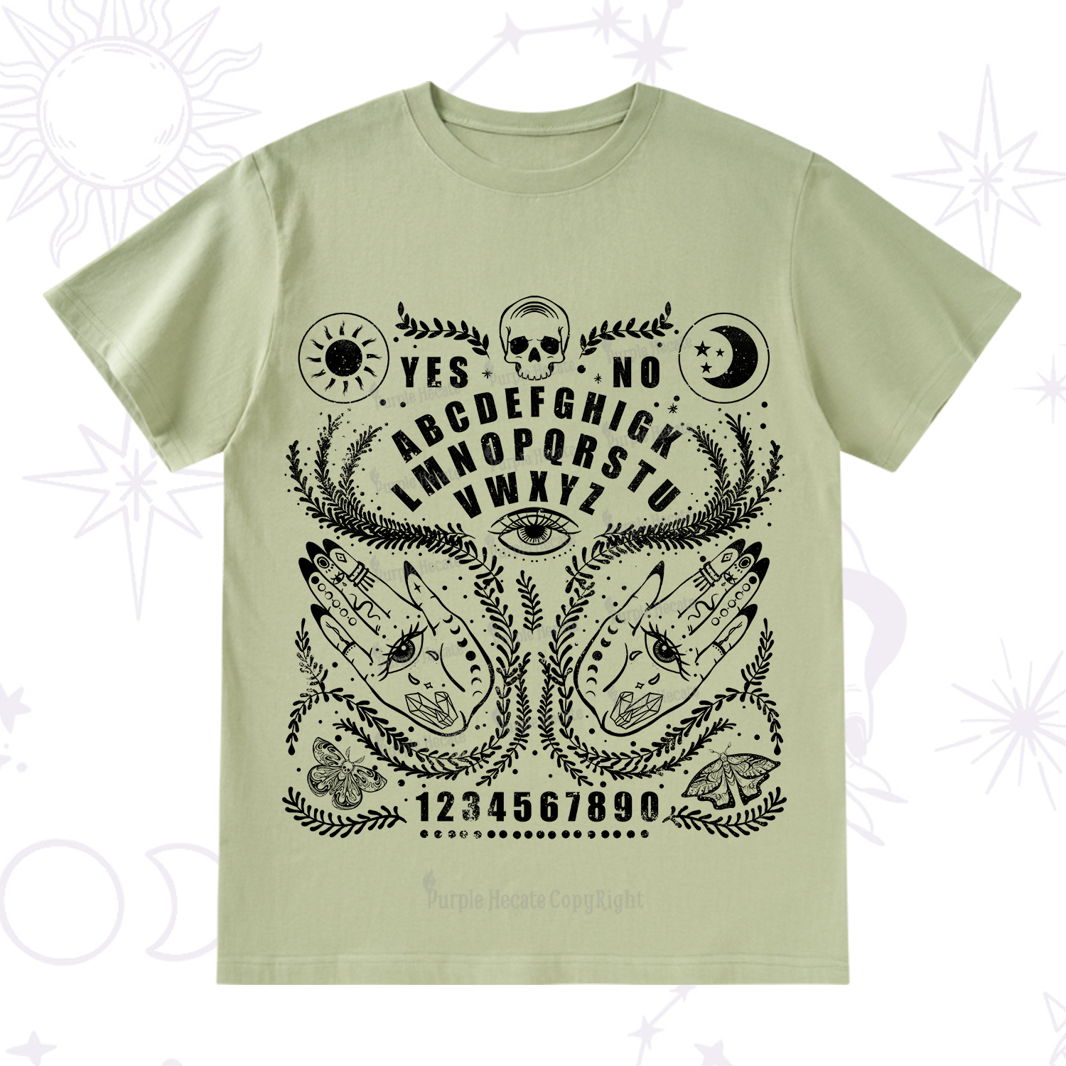 Purplehecate Ouija Spirit Board T-Shirt