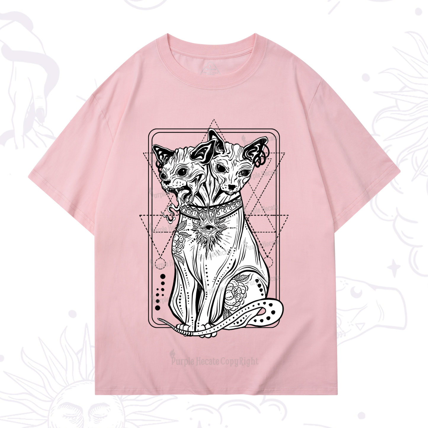 Purplehecate The Cat Goddess Bastet T-Shirt