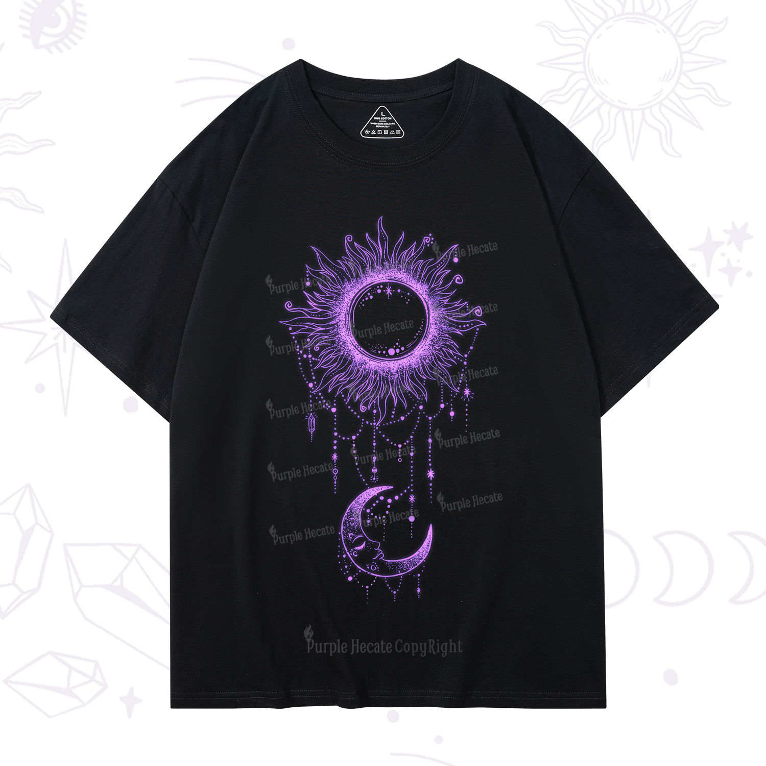 Purplehecate Radiance Of Sun And Moon T-Shirt