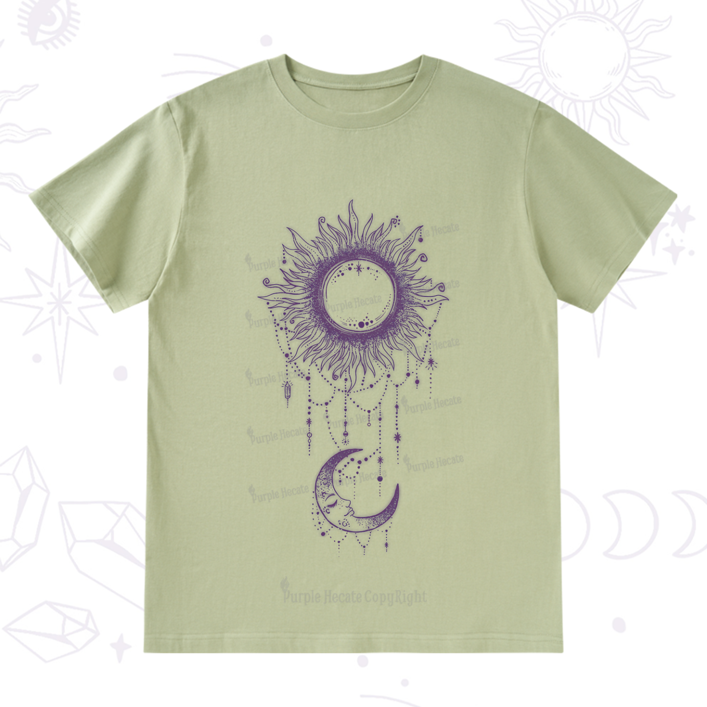 Purplehecate Radiance Of Sun And Moon T-Shirt