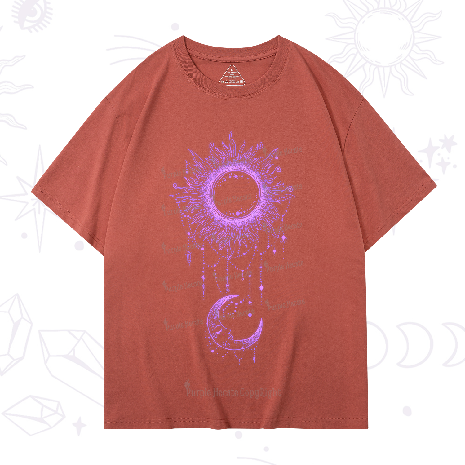 Purplehecate Radiance Of Sun And Moon T-Shirt