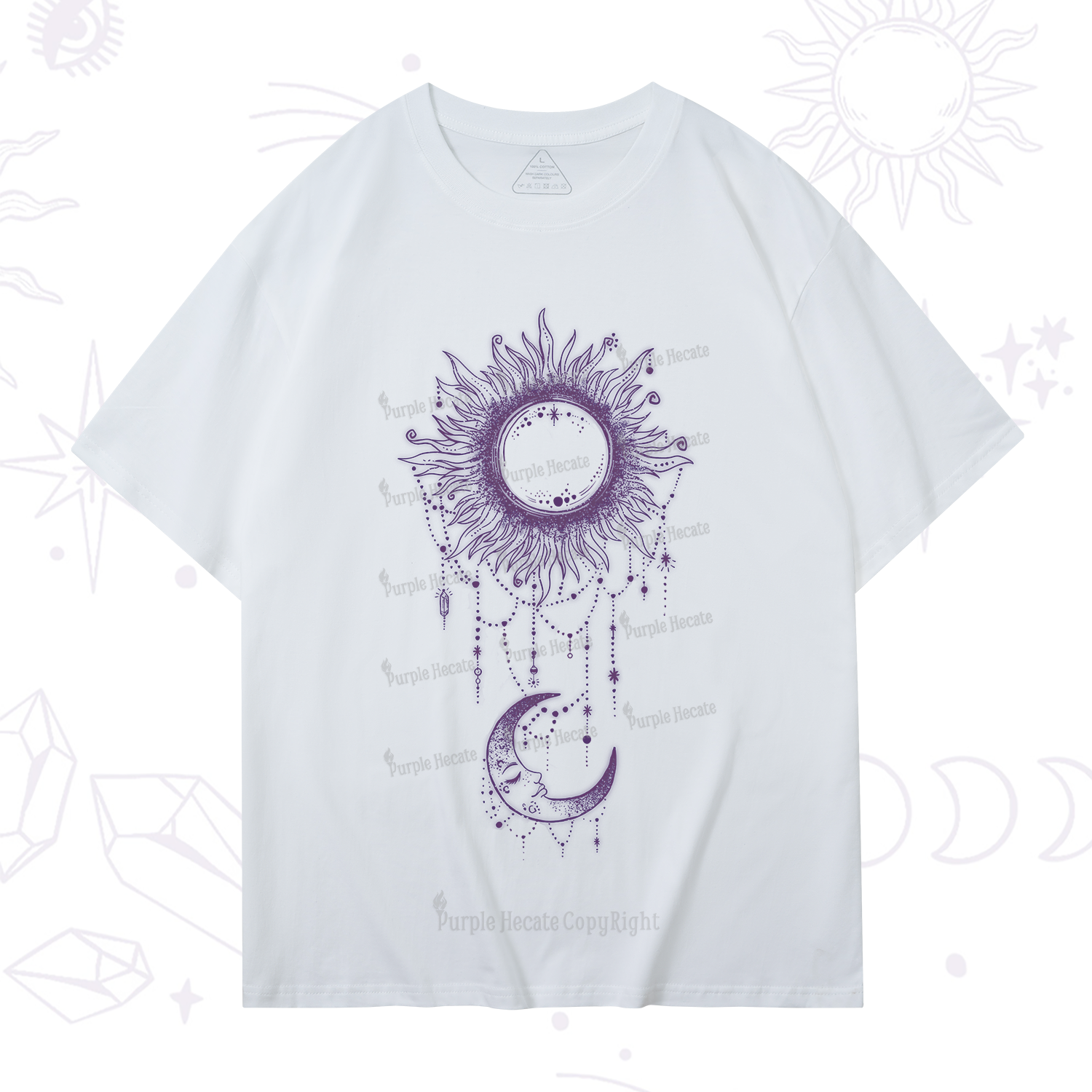 Purplehecate Radiance Of Sun And Moon T-Shirt