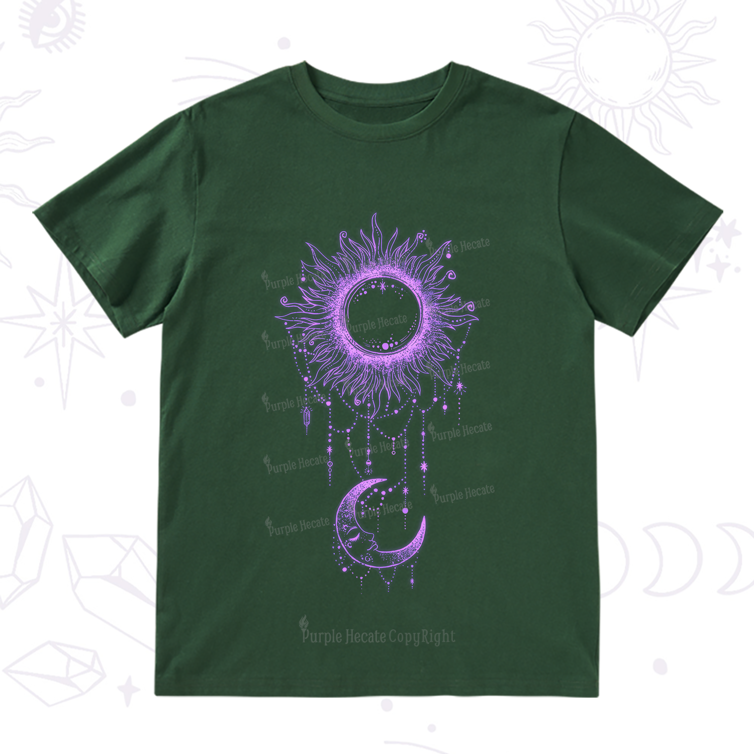 Purplehecate Radiance Of Sun And Moon T-Shirt