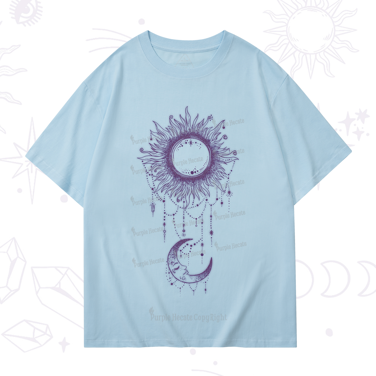 Purplehecate Radiance Of Sun And Moon T-Shirt