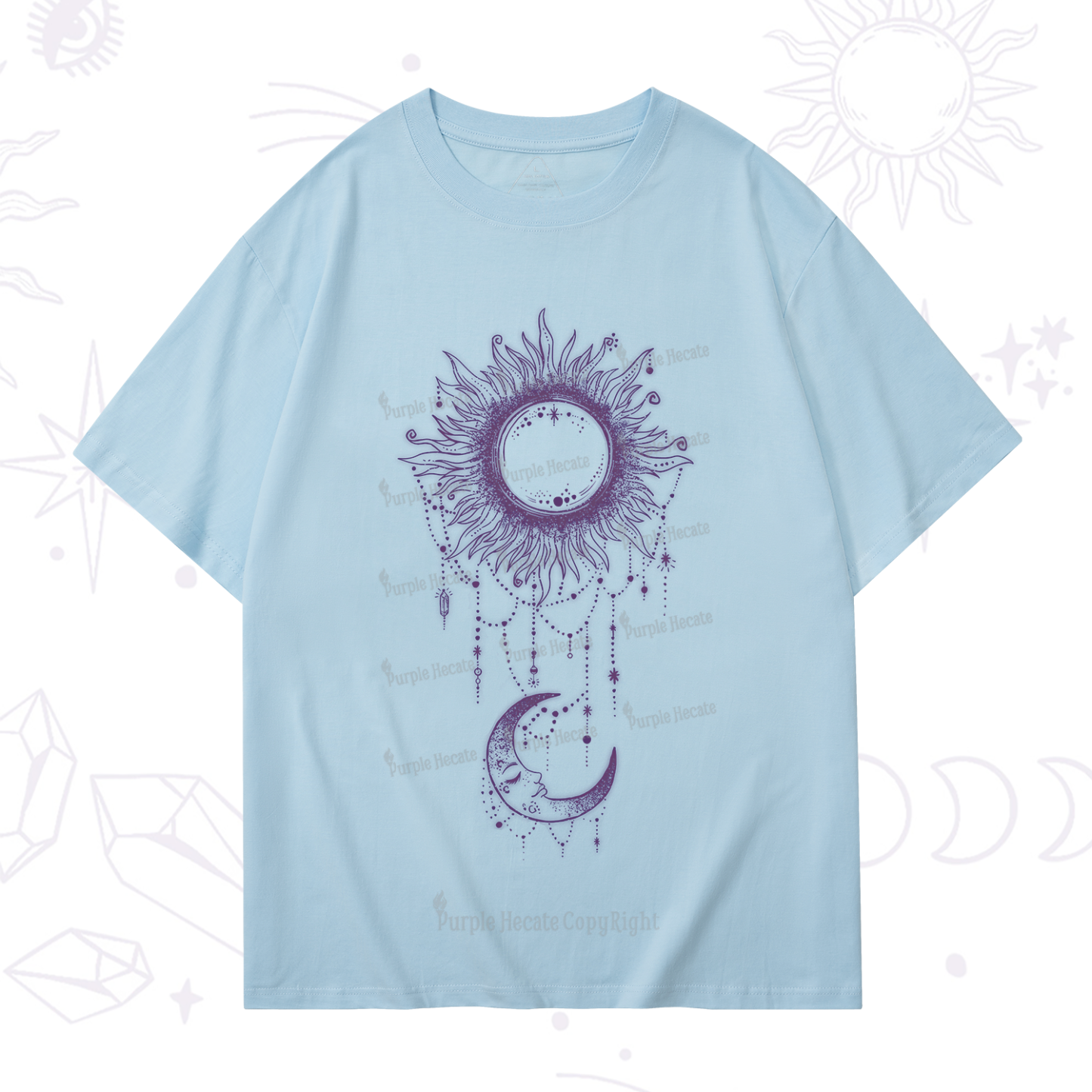 Purplehecate Radiance Of Sun And Moon T-Shirt