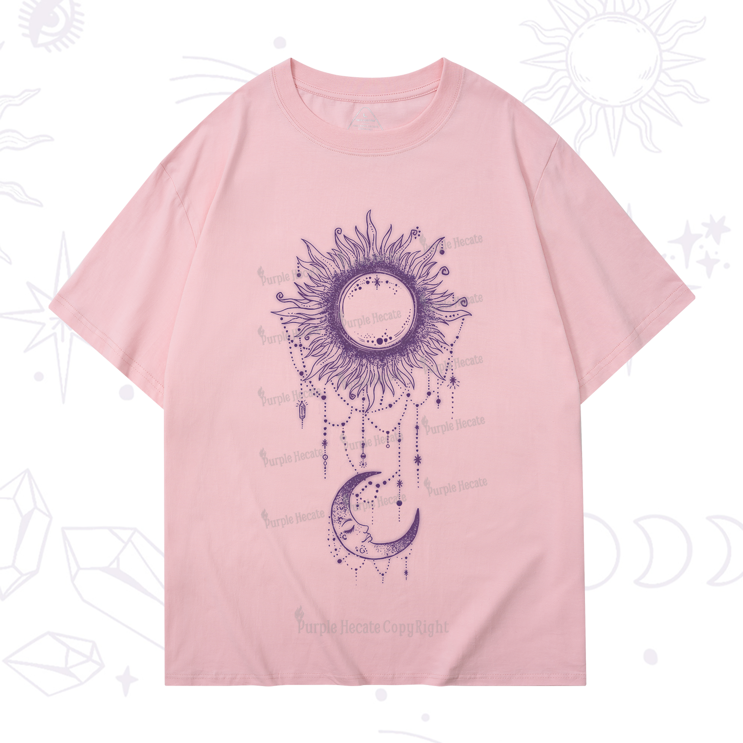 Purplehecate Radiance Of Sun And Moon T-Shirt