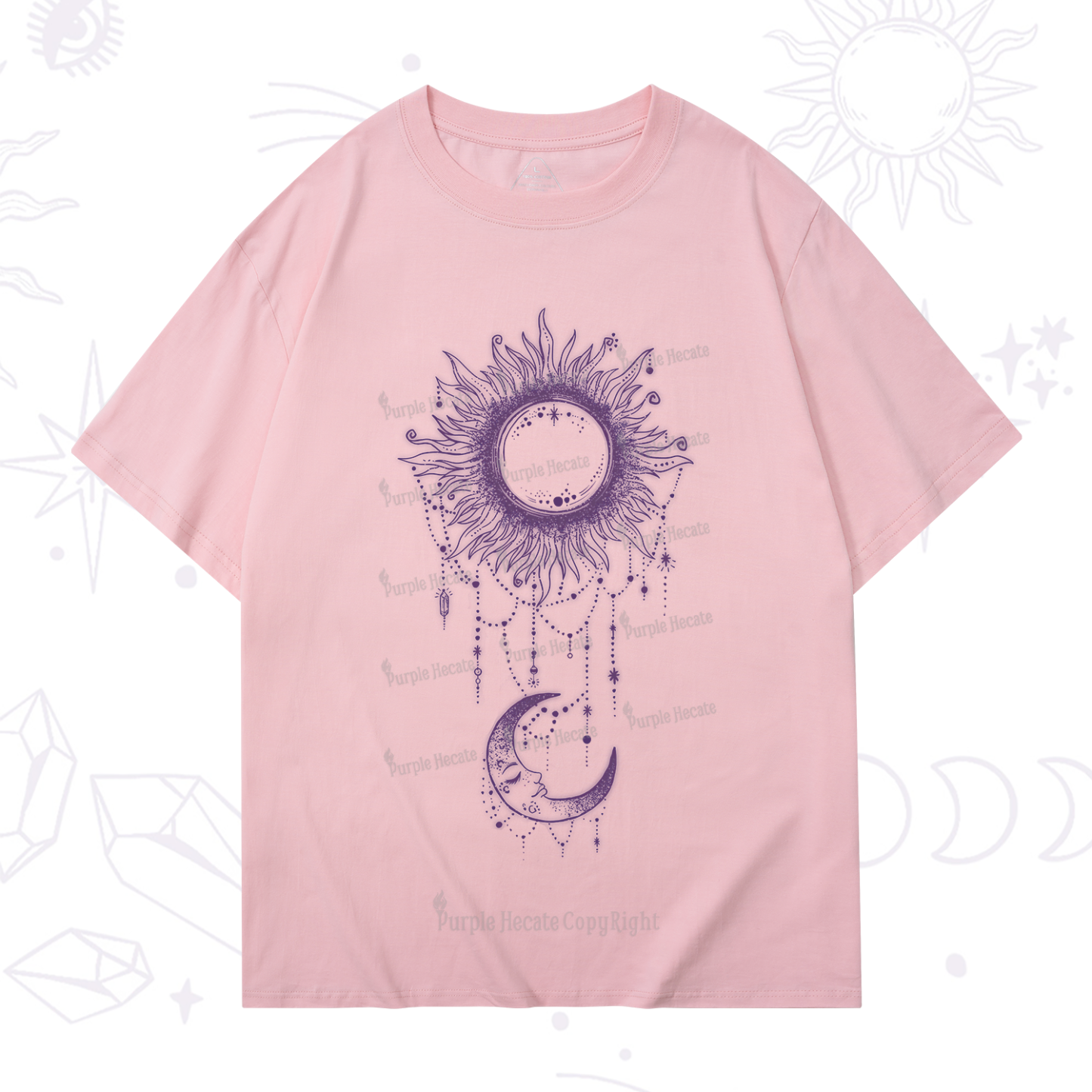 Purplehecate Radiance Of Sun And Moon T-Shirt