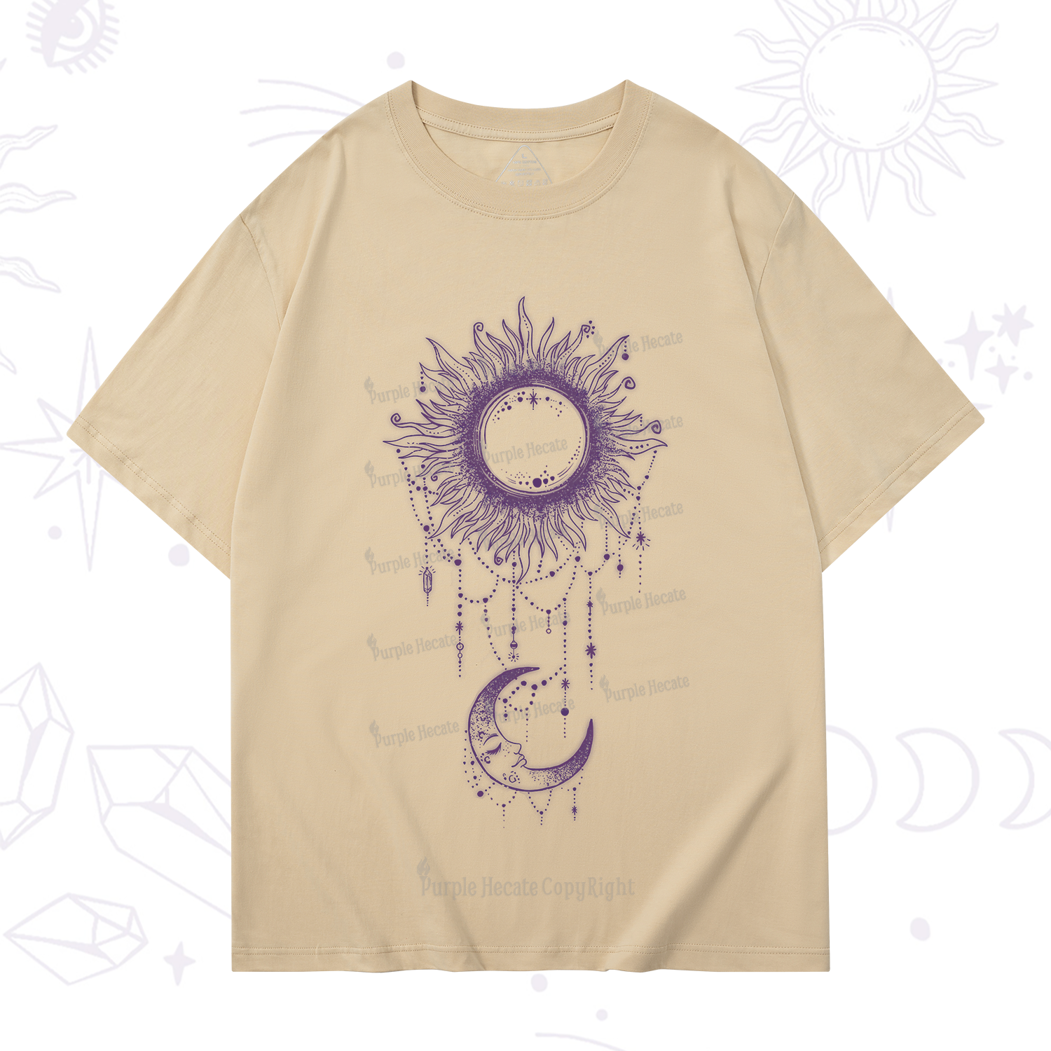 Purplehecate Radiance Of Sun And Moon T-Shirt