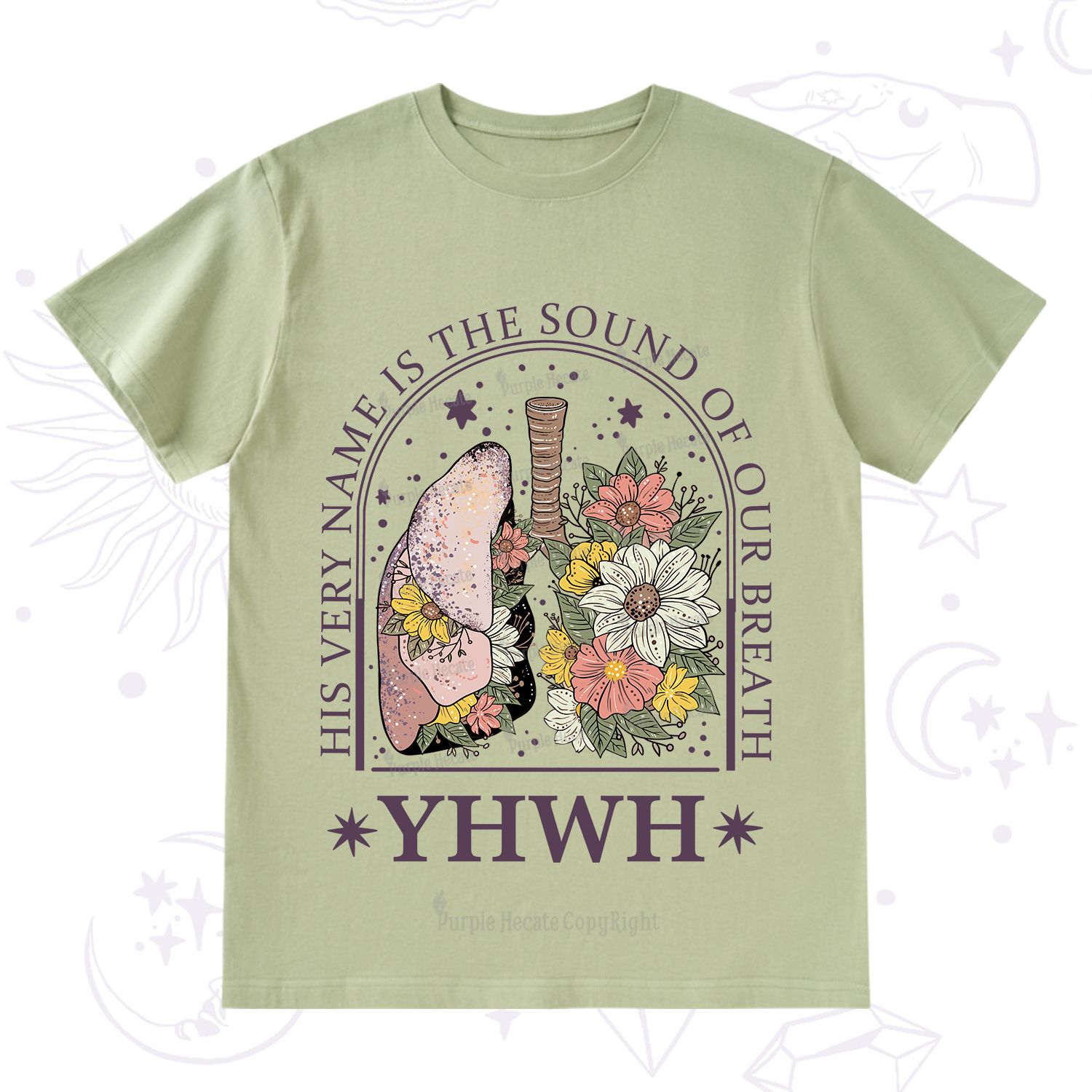 Purplehecate His Very Name Is The Sound Of Our Breath T-Shirt