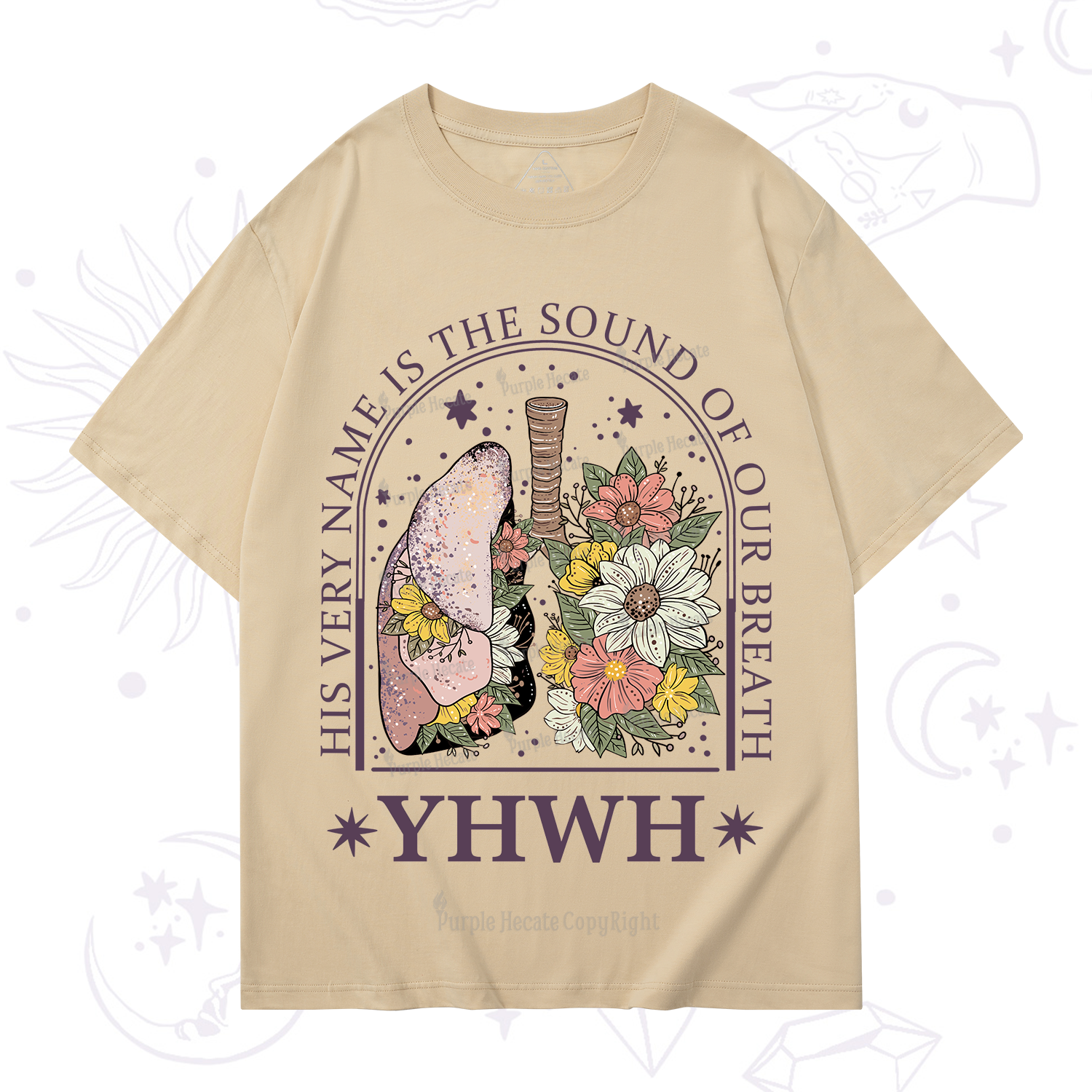 Purplehecate His Very Name Is The Sound Of Our Breath T-Shirt