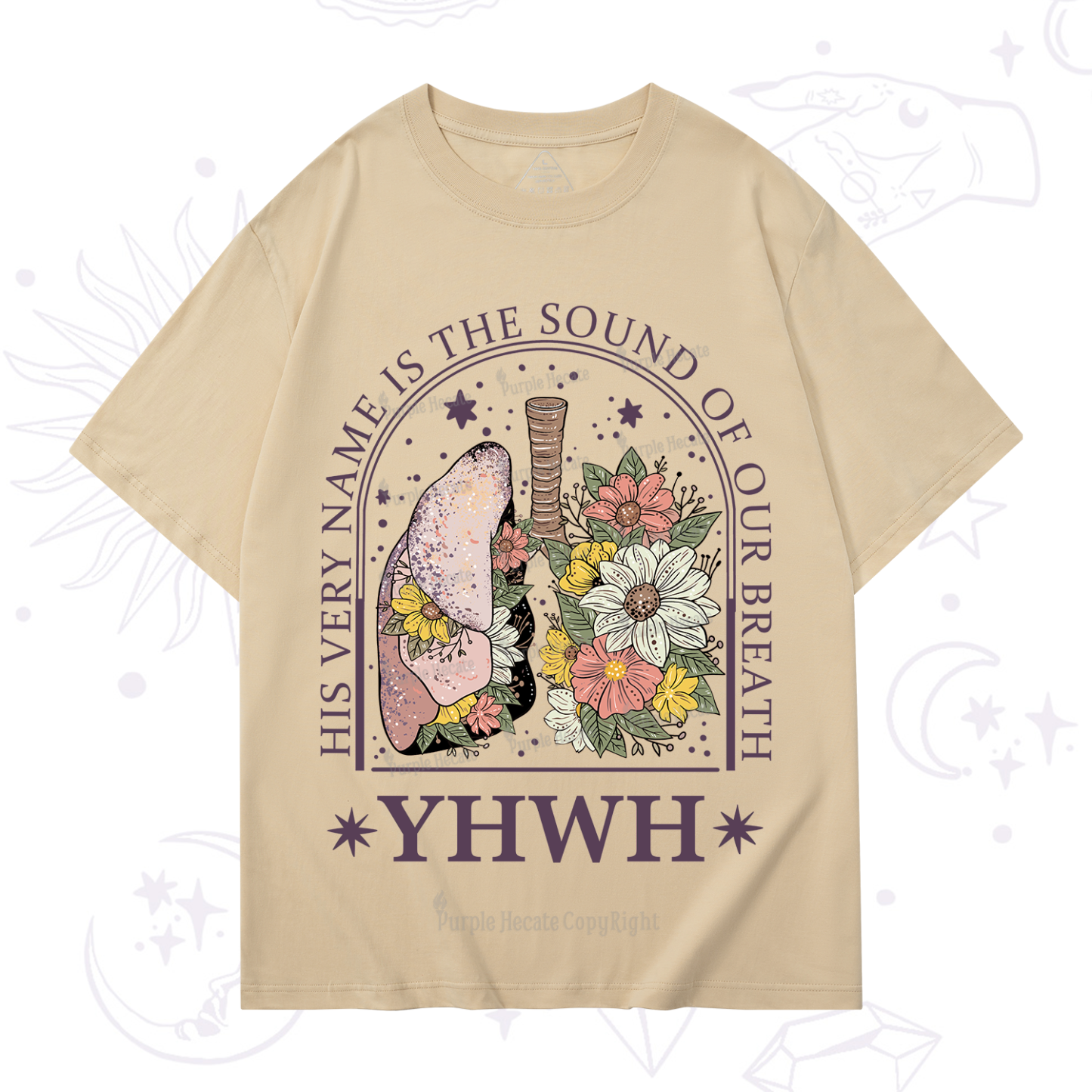 Purplehecate His Very Name Is The Sound Of Our Breath T-Shirt