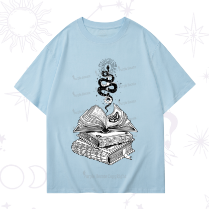 Purplehecate Spellbook And Guardian Serpent T-Shirt