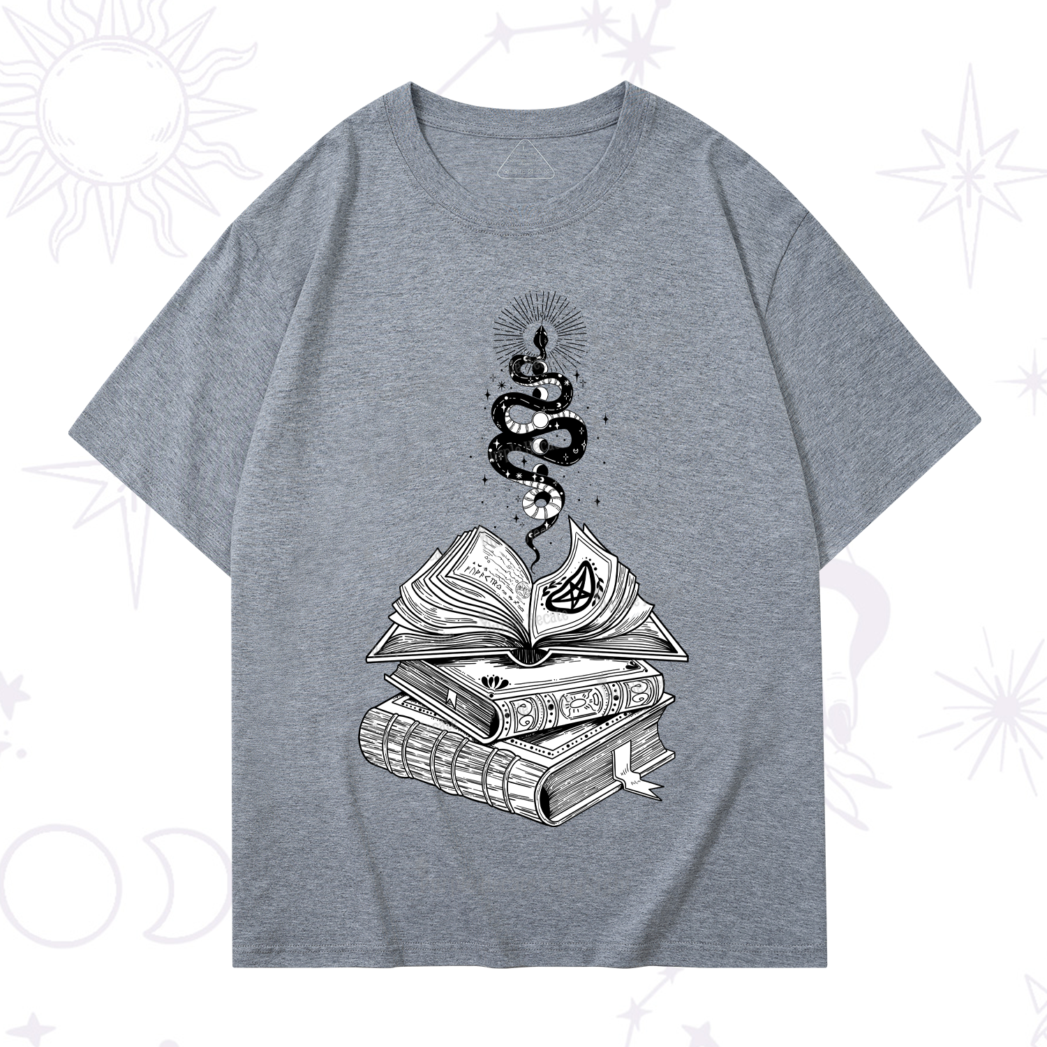 Purplehecate Spellbook And Guardian Serpent T-Shirt