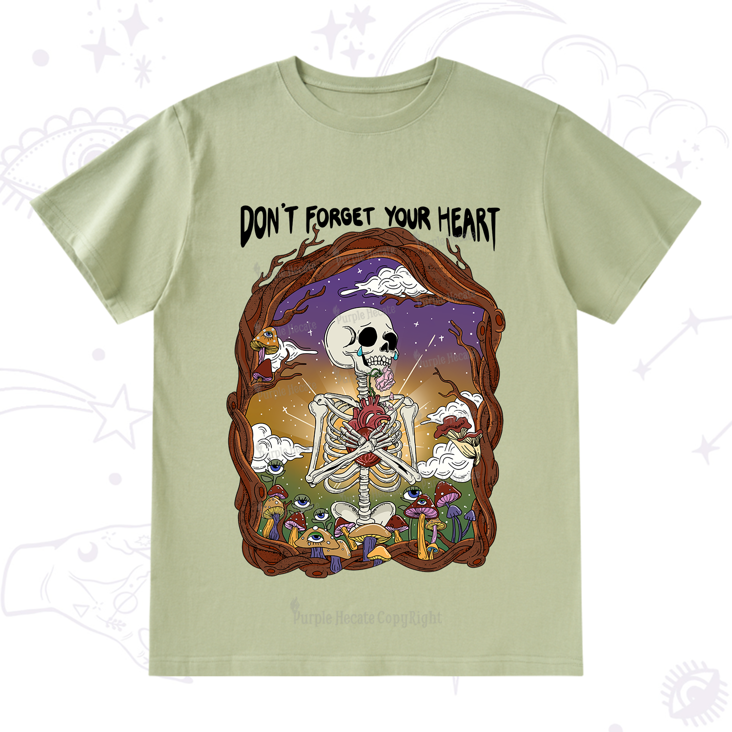 Purplehecate Don't Forget Your Heart T-Shirt