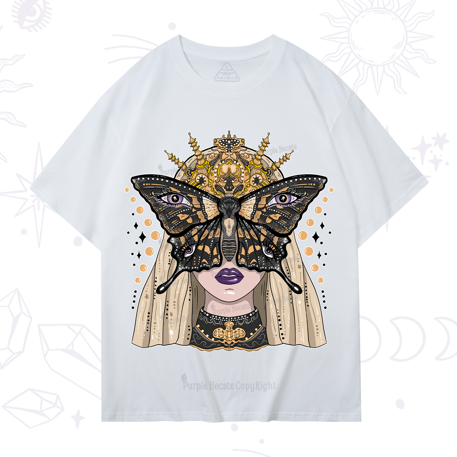 Purplehecate Butterfly Witchy T-Shirt