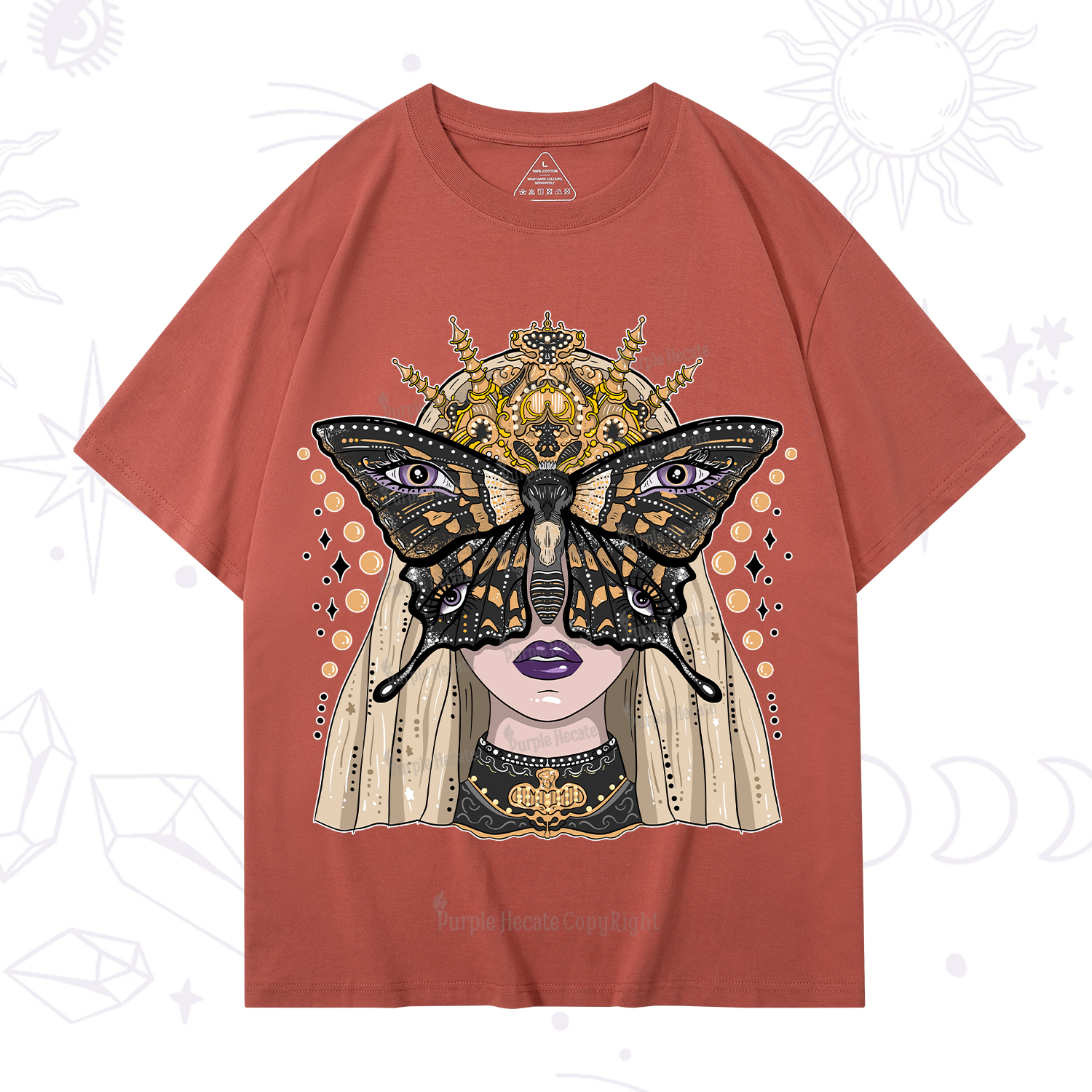 Purplehecate Butterfly Witchy T-Shirt