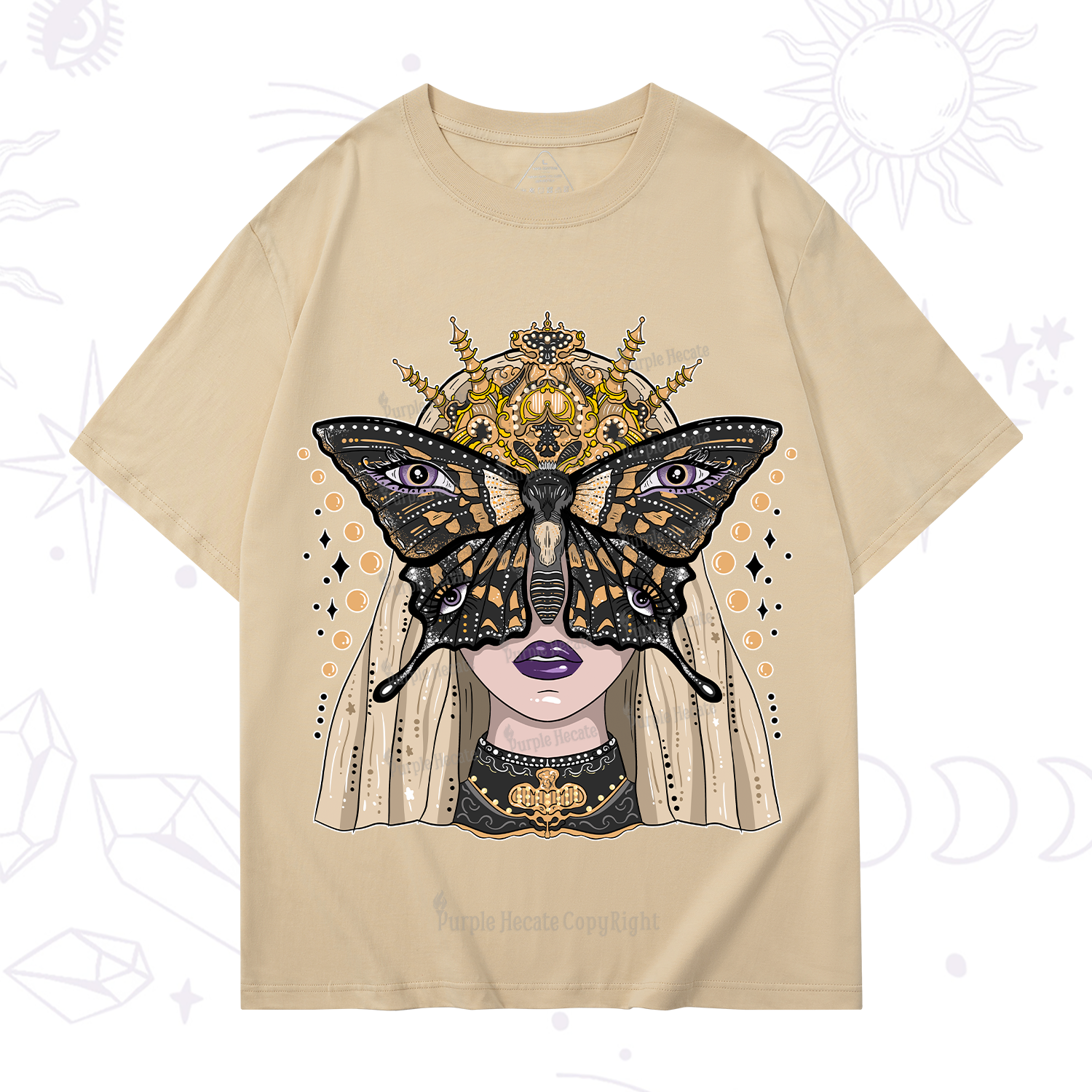 Purplehecate Butterfly Witchy T-Shirt