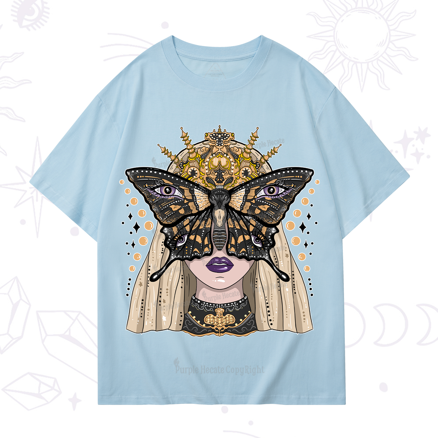 Purplehecate Butterfly Witchy T-Shirt