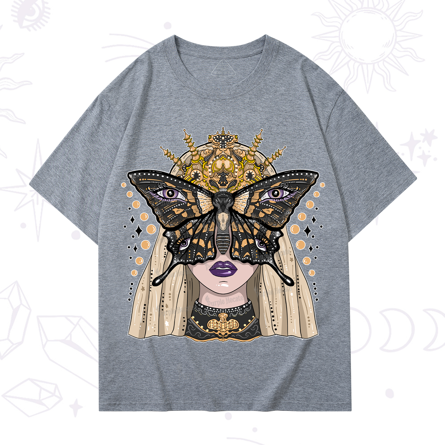 Purplehecate Butterfly Witchy T-Shirt