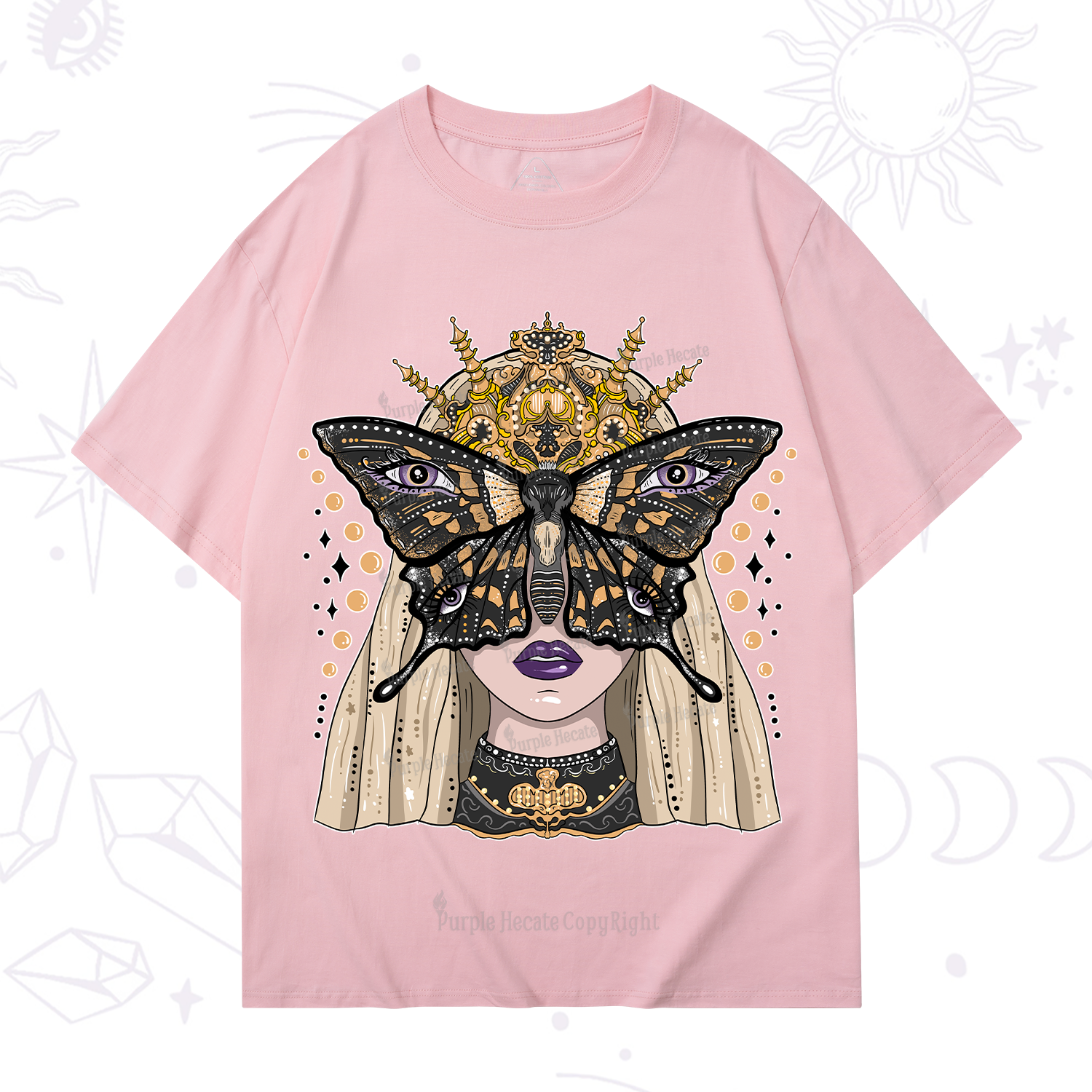 Purplehecate Butterfly Witchy T-Shirt