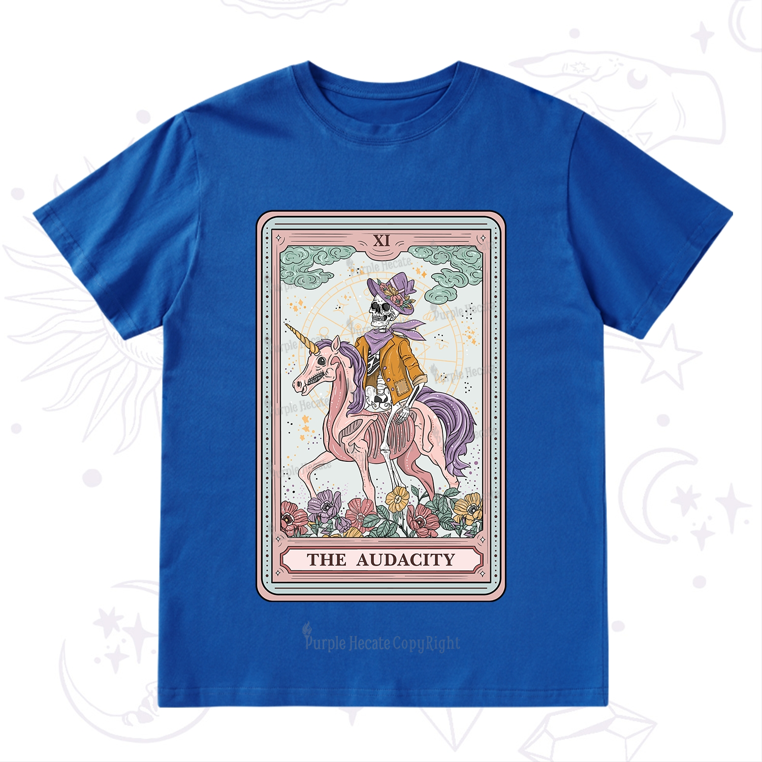 Purplehecate The Audacity Tarot Card T-Shirt