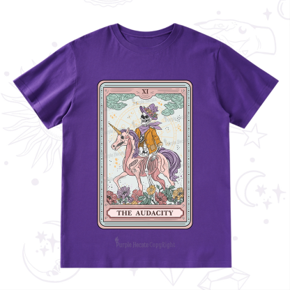 Purplehecate The Audacity Tarot Card T-Shirt