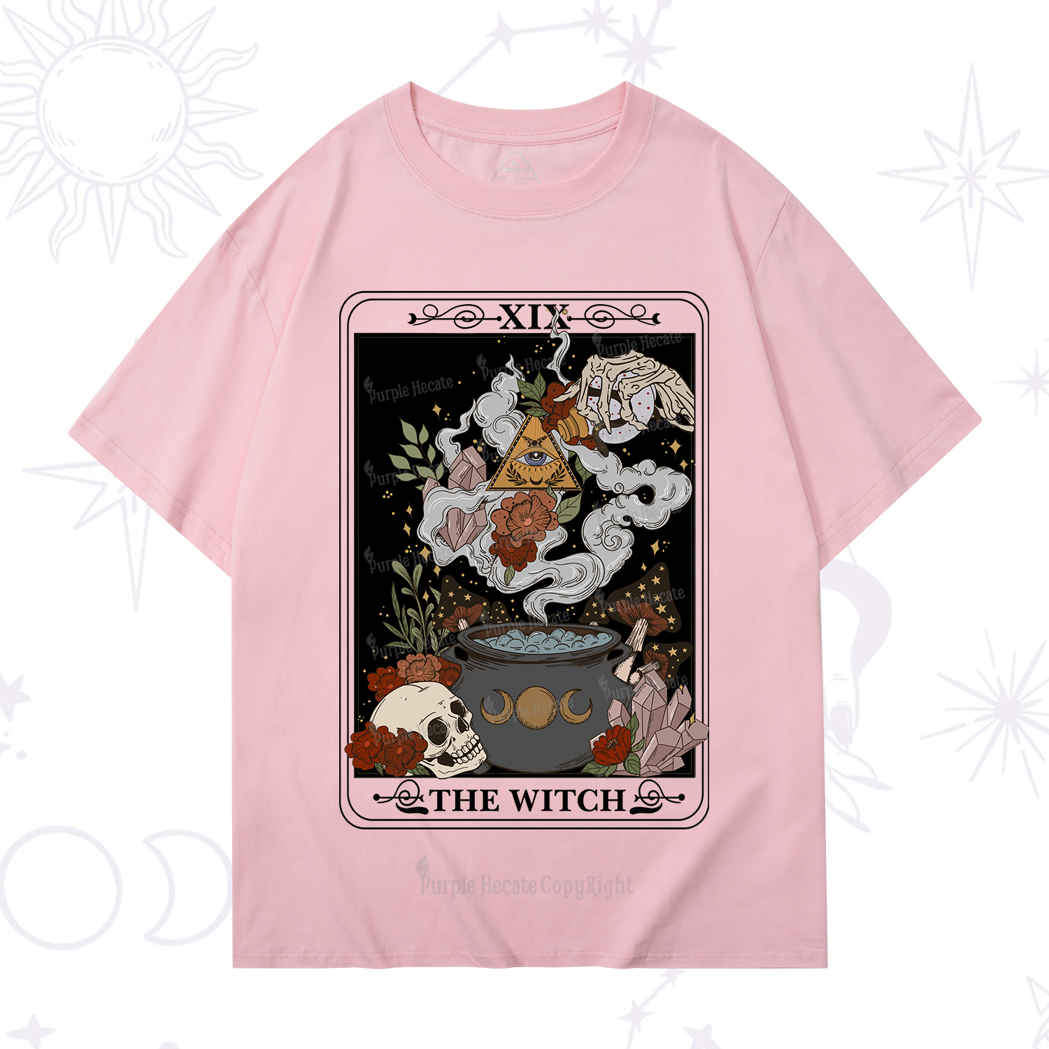 Purplehecate The Witch Tarot T-Shirt