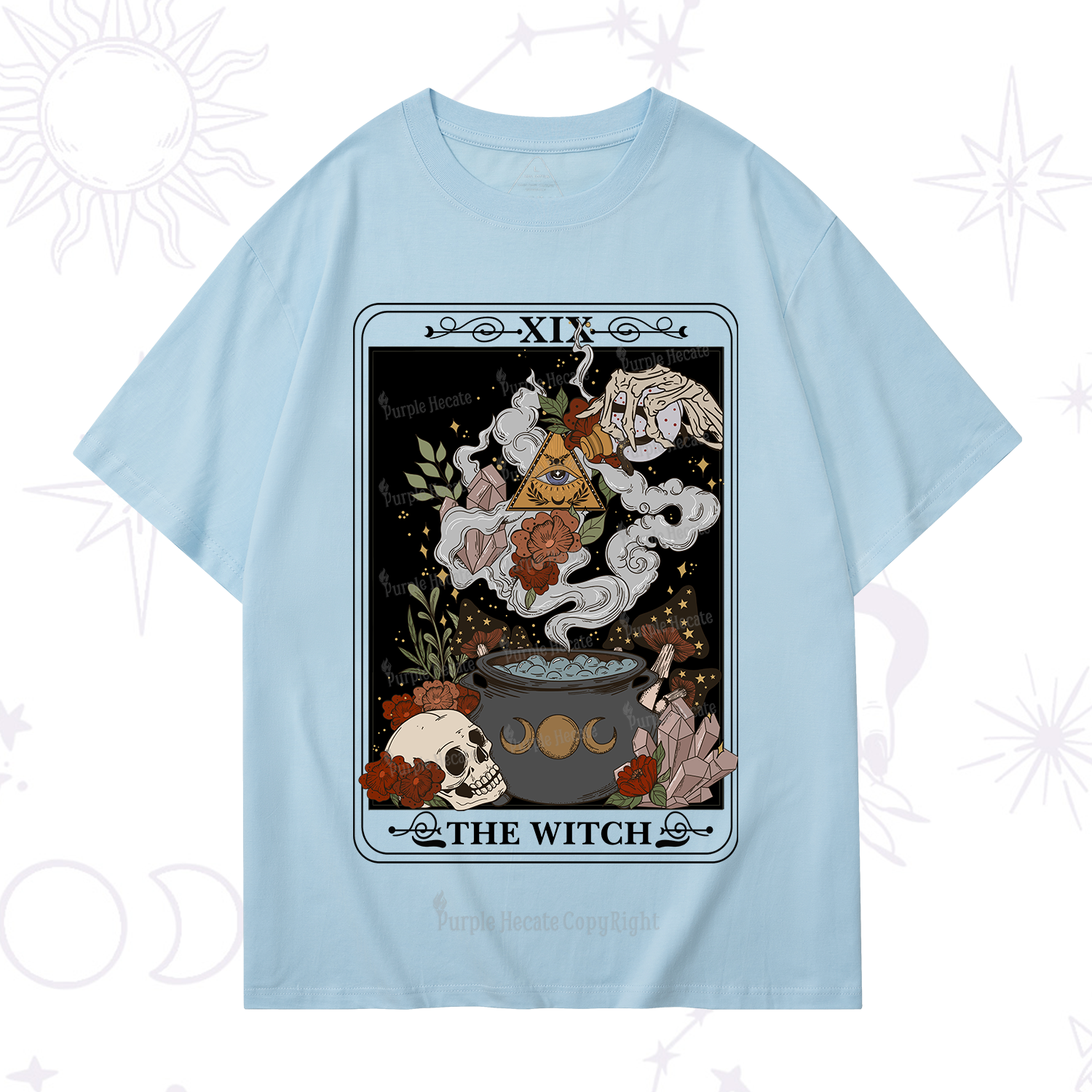 Purplehecate The Witch Tarot T-Shirt