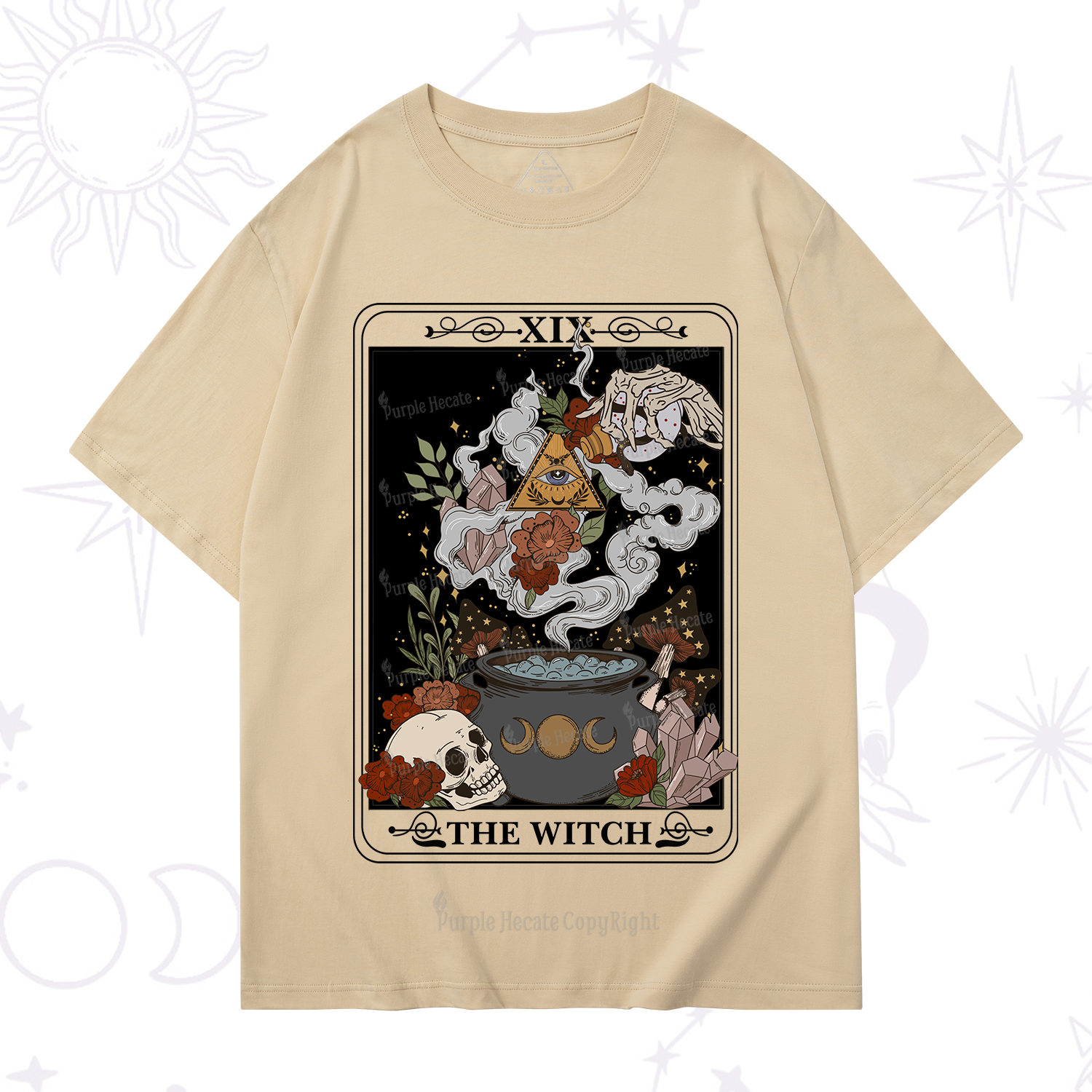 Purplehecate The Witch Tarot T-Shirt