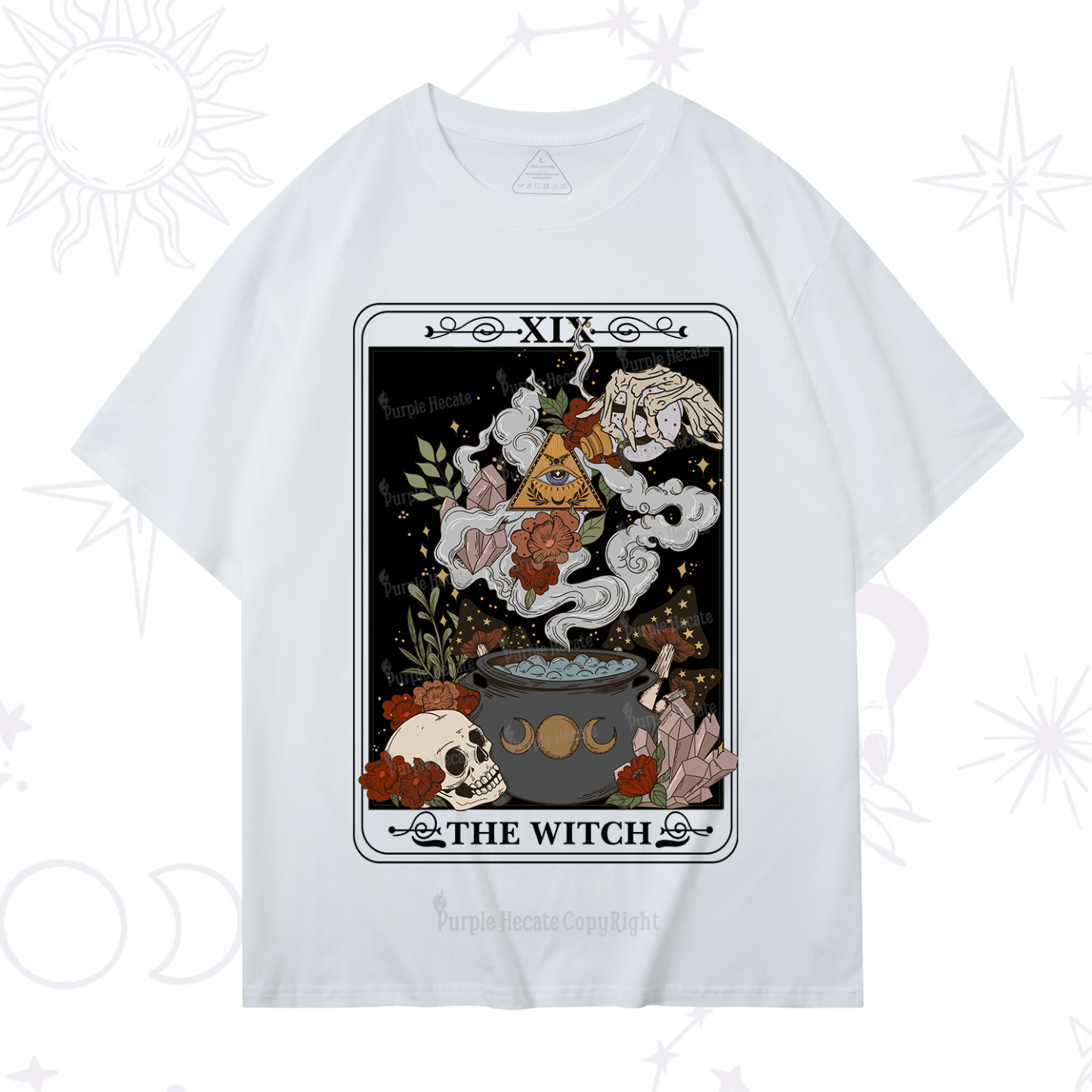 Purplehecate The Witch Tarot T-Shirt